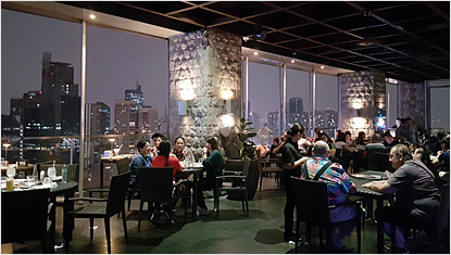 Firefly Rooftop Bar in Makati Avenue, Manila