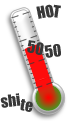 Sanitymeter reading says 50:50